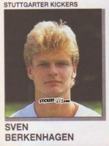 Cromo Sven Berkenhagen - German Football Bundesliga 1991-1992 n. 342 - Panini