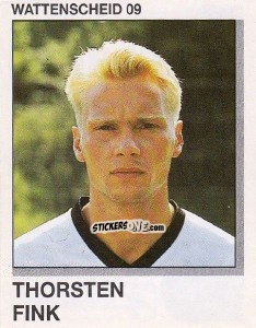 Cromo Thorsten Fink - German Football Bundesliga 1991-1992 n. 350 - Panini