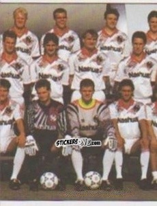 Figurina Team - German Football Bundesliga 1991-1992 n. 373 - Panini