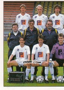 Figurina Team - German Football Bundesliga 1991-1992 n. 387 - Panini