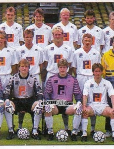 Figurina Team - German Football Bundesliga 1991-1992 n. 388 - Panini