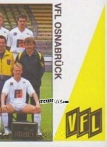 Figurina Team - German Football Bundesliga 1991-1992 n. 389 - Panini