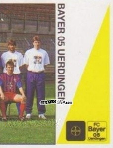 Figurina Team - German Football Bundesliga 1991-1992 n. 398 - Panini