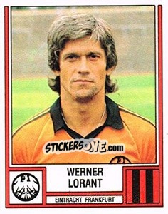 Figurina Werner Lorant - German Football Bundesliga 1981-1982 n. 166 - Panini