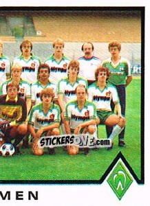 Sticker Team - German Football Bundesliga 1983-1984 n. 69 - Panini