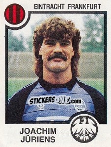 Sticker Joachim Juriens - German Football Bundesliga 1983-1984 n. 117 - Panini