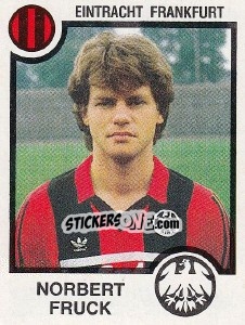 Sticker Norbert Fruck - German Football Bundesliga 1983-1984 n. 132 - Panini