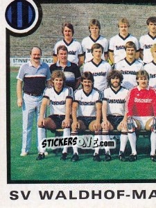 Sticker Team - German Football Bundesliga 1983-1984 n. 252 - Panini