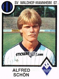 Figurina Alfred Schon - German Football Bundesliga 1983-1984 n. 254 - Panini