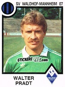 Sticker Walter Pradt - German Football Bundesliga 1983-1984 n. 257 - Panini