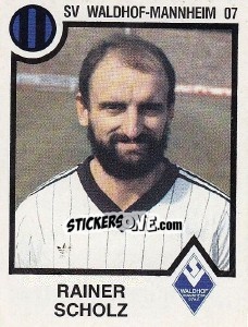 Sticker Rainer Scholz - German Football Bundesliga 1983-1984 n. 258 - Panini
