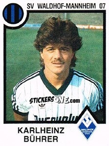 Sticker Karlheinz Buhrer - German Football Bundesliga 1983-1984 n. 261 - Panini