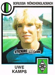 Cromo Uwe Kamps - German Football Bundesliga 1983-1984 n. 276 - Panini