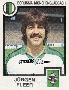 Cromo Jurgen Fleer - German Football Bundesliga 1983-1984 n. 277 - Panini