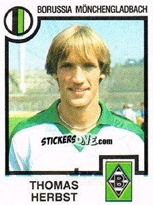 Figurina Thomas Herbst - German Football Bundesliga 1983-1984 n. 279 - Panini