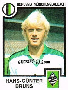 Cromo Hans-Gunter Bruns - German Football Bundesliga 1983-1984 n. 280 - Panini