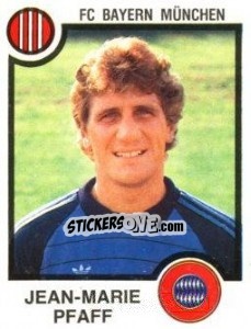 Figurina Jean-Marie Pfaff - German Football Bundesliga 1983-1984 n. 281 - Panini