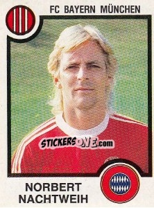Sticker Norbert Nachtweih - German Football Bundesliga 1983-1984 n. 297 - Panini