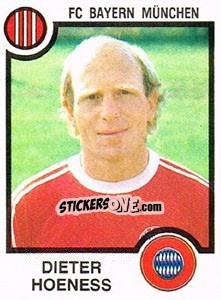 Figurina Dieter Hoeness - German Football Bundesliga 1983-1984 n. 298 - Panini