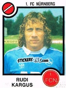 Sticker Rudi Kargus - German Football Bundesliga 1983-1984 n. 301 - Panini