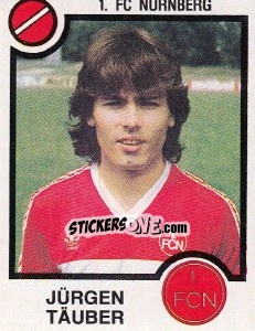 Cromo Jurgen Tauber - German Football Bundesliga 1983-1984 n. 303 - Panini