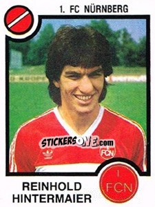 Figurina Reinhold Hintermaier - German Football Bundesliga 1983-1984 n. 308 - Panini