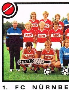 Figurina Team - German Football Bundesliga 1983-1984 n. 309 - Panini