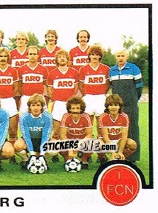 Figurina Team - German Football Bundesliga 1983-1984 n. 310 - Panini