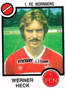 Cromo Werner Heck - German Football Bundesliga 1983-1984 n. 311 - Panini