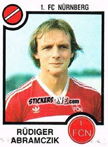Figurina Rudiger Abramczik - German Football Bundesliga 1983-1984 n. 313 - Panini