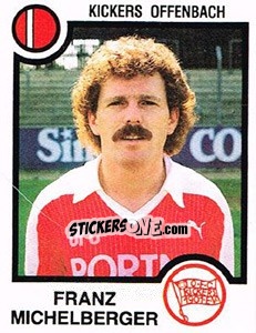 Cromo Franz Michelberger - German Football Bundesliga 1983-1984 n. 326 - Panini