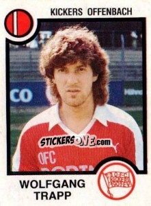Sticker Wolfgang Trapp - German Football Bundesliga 1983-1984 n. 327 - Panini