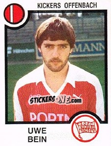 Cromo Uwe Bein - German Football Bundesliga 1983-1984 n. 331 - Panini