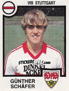 Cromo Gunther Schafer - German Football Bundesliga 1983-1984 n. 341 - Panini