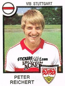 Cromo Peter Reichert - German Football Bundesliga 1983-1984 n. 350 - Panini