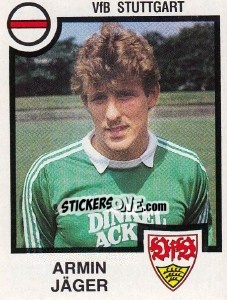 Cromo Armin Jager - German Football Bundesliga 1983-1984 n. 352 - Panini