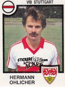 Figurina Hermann Ohlicher - German Football Bundesliga 1983-1984 n. 355 - Panini