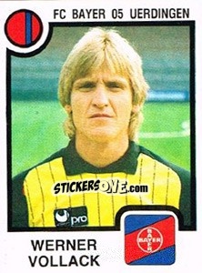Figurina Werner Vollack - German Football Bundesliga 1983-1984 n. 357 - Panini