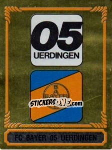 Figurina Badge - German Football Bundesliga 1983-1984 n. 359 - Panini