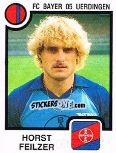 Sticker Horst Feilzer - German Football Bundesliga 1983-1984 n. 364 - Panini