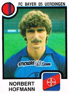 Figurina Norbert Hofmann - German Football Bundesliga 1983-1984 n. 365 - Panini