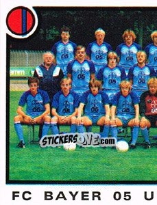 Figurina Team - German Football Bundesliga 1983-1984 n. 366 - Panini