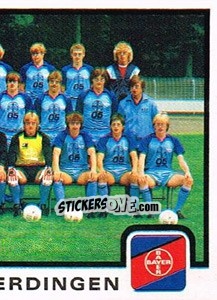 Figurina Team - German Football Bundesliga 1983-1984 n. 367 - Panini