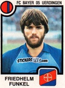 Cromo Friedhelm Funkel - German Football Bundesliga 1983-1984 n. 368 - Panini