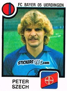 Sticker Peter Szech - German Football Bundesliga 1983-1984 n. 373 - Panini