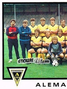 Cromo Team - German Football Bundesliga 1983-1984 n. 377 - Panini
