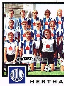 Cromo Team - German Football Bundesliga 1983-1984 n. 379 - Panini