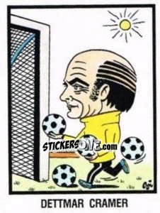 Sticker Dettmar Cramer - German Football Bundesliga 1983-1984 n. 438 - Panini