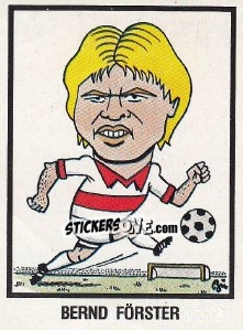 Figurina Bernd Foster - German Football Bundesliga 1983-1984 n. 440 - Panini