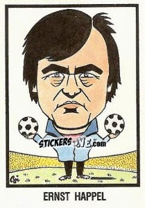 Figurina Ernst Happel - German Football Bundesliga 1983-1984 n. 442 - Panini
